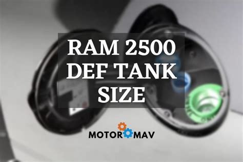 This bulletin applies to 2014-2015 <b>Ram</b> <b>2500</b> and 3500 trucks equipped with a 6. . 2022 ram 2500 def tank capacity